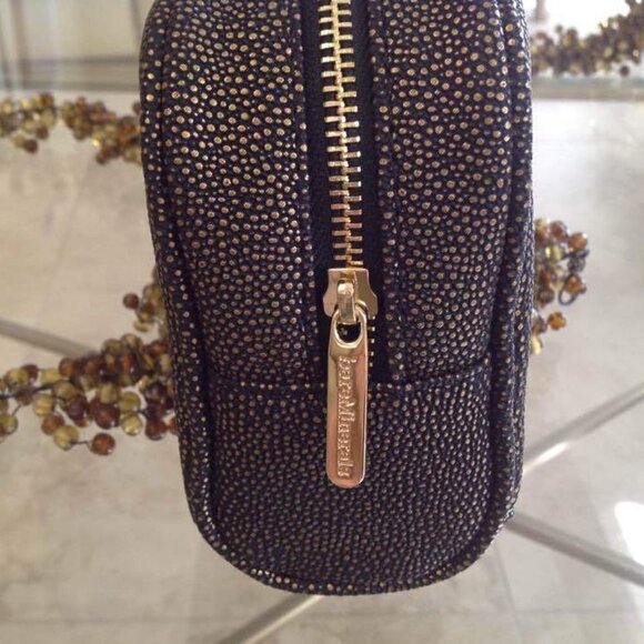 bareMinerals Black & Gold Cosmetics Bag / BRAND NEW - Picture 4 of 7